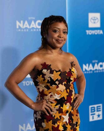 February 28, 2026, Pasadena, Califorina, United States: Quinta Brunson arrives on the red carpet of the 57th NAACP Image Awards at the Pasadena Convention Center in Pasadena California on February 28th 2026. Pasadena United States  - ZUMAt169 20260228_zep_t169_019 Copyright: xConnorxTerryx