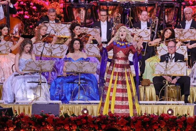 28 02 2026, AndrŽ Rieu, violinist, in concert with orchestra live in the Uber Arena, Berlin, Waltz, Berlin