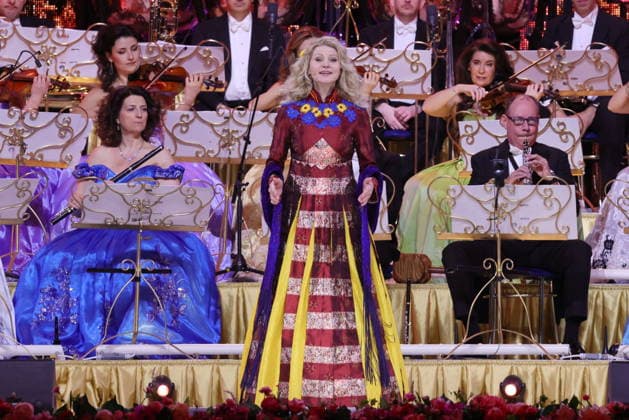 28 02 2026, AndrŽ Rieu, violinist, in concert with orchestra live in the Uber Arena, Berlin, Waltz, Berlin