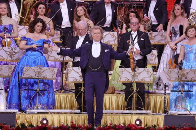28 02 2026, AndrŽ Rieu, violinist, in concert with orchestra live in the Uber Arena, Berlin, Waltz, Berlin