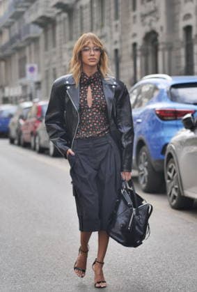 Milan, Milan Women s Fashion Week Fall Winter 2026 27 - Women s Fashion, Fall Winter 2026 27 - Dolce & Gabbana fashion show - arrivals In the photo: Guest  Copyright: xLucaxPontix xipa-agency.netx xx IPA_Agency_IPA72197245