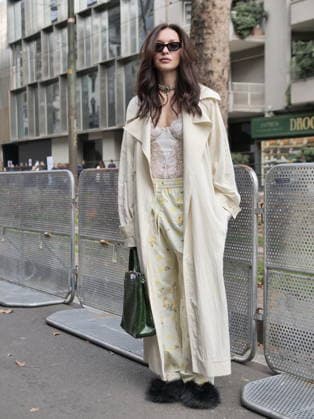 Milan, Milan Women s Fashion Week Fall Winter 2026 27 - Women s Fashion, Fall Winter 2026 27 - Dolce & Gabbana fashion show - arrivals In the photo: Guest  Copyright: xLucaxPontix xipa-agency.netx xx IPA_Agency_IPA72197419