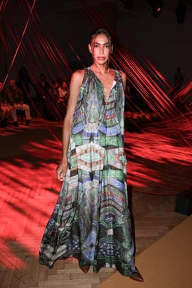 Milan, Milan Women s Fashion Week Fall Winter 2026 27 - Women s Fashion, Fall Winter 2026 27 - Hui fashion show - front row in the photo: Fernanda Marques  Copyright: xSimonaxChiocciax xipa-agency.netx xFotosickix IPA_Agency_IPA72203296