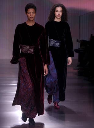 March 1, 2026, Milan, MILAN: Models present a creation of Italian label Giorgio Armani from the Fall Winter 2026 2027 collection at the Milan Fashion Week, in Milan, Italy, 1 March 2026. Milan Fashion Week runs from 24 Frebruary to 2 March 2026. .ANSA MATTEO BAZZI. Milan MILAN  - ZUMAa110 20260301_zaf_a110_104 Copyright: xMatteoxBazzix