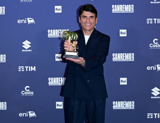 Sanremo, 76th Italian Song Festival - Photocall of the 26th Festival Winners - Pictured: Sal Da Vinci  Copyright: xTerenghi PoolxSanremo02x xipa-agency.netx xPoolxSanremox02x IPA_Agency_IPA72211145