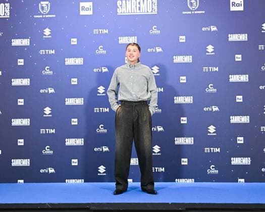 Sanremo, 76th Italian Song Festival - 2026 winners photocall. Pictured: Sayf  Copyright: xManuelexMangiarottix xipa-agency.netx xManuelexMangiarottix IPA_Agency_IPA72211417