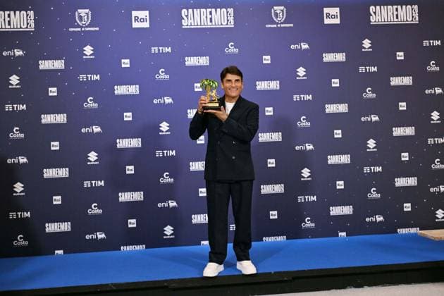 Photo IPP Felice De Martino Sanremo 29 02 2026 76th Italian Song Festival In the photo the winner Sal Da Vinci Italy Photo Press World Copyright