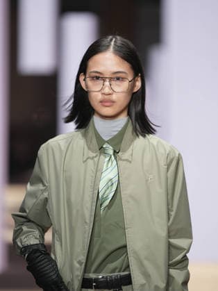 Milan, Milan Women s Fashion Week: Fall Winter 2026 27 - Women s Fashion, Fall Winter 2026 27 - FILA fashion show - catwalk in the photo: model  Copyright: xRiccardoxGiordanox xipa-agency.netx xRiccardoxGIordanox IPA_Agency_IPA72213745