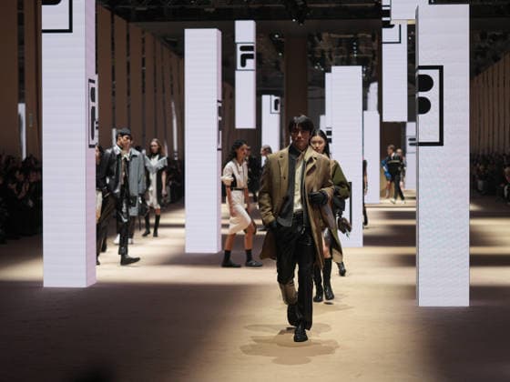 Milan, Milan Women s Fashion Week: Fall Winter 2026 27 - Women s Fashion, Fall Winter 2026 27 - FILA fashion show - catwalk in the photo: model  Copyright: xRiccardoxGiordanox xipa-agency.netx xRiccardoxGIordanox IPA_Agency_IPA72214135