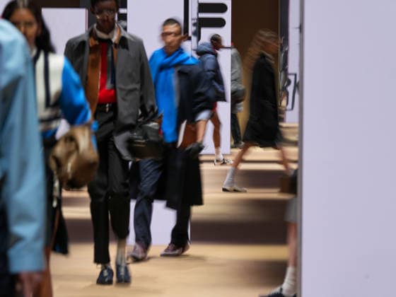 Milan, Milan Women s Fashion Week: Fall Winter 2026 27 - Women s Fashion, Fall Winter 2026 27 - FILA fashion show - catwalk in the photo: model  Copyright: xRiccardoxGiordanox xipa-agency.netx xRiccardoxGIordanox IPA_Agency_IPA72214148