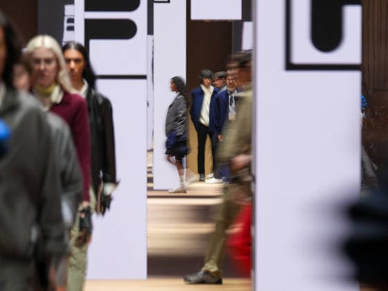 Milan, Milan Women s Fashion Week: Fall Winter 2026 27 - Women s Fashion, Fall Winter 2026 27 - FILA fashion show - catwalk in the photo: model  Copyright: xRiccardoxGiordanox xipa-agency.netx xRiccardoxGIordanox IPA_Agency_IPA72214144