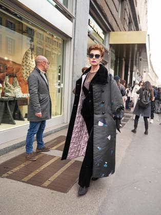 Milan, Milan Women s Fashion Week: Fall Winter 2026 27 - Women s Fashion, Fall Winter 2026 27 - Giorgio Armani fashion show - arrivals in the photo: Antonia Dell Atte  Copyright: xRiccardoxGiordanox xipa-agency.netx xRiccardoxGIordanox IPA_Agency_IPA72214275