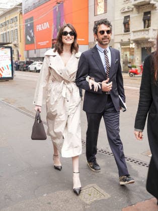 Milan, Milan Women s Fashion Week: Fall Winter 2026 27 - Women s Fashion, Fall Winter 2026 27 - Giorgio Armani fashion show - arrivals in the photo: Pilar Fogliati  Copyright: xRiccardoxGiordanox xipa-agency.netx xRiccardoxGIordanox IPA_Agency_IPA72214341