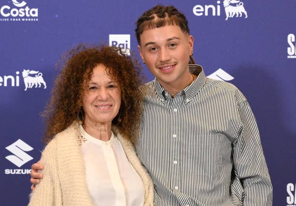 March 1, 2026, Sanremo, ITALY: Second-place Italian singer Sayf poses with his mother during a photocall at the 76th Sanremo Italian Song Festival, Sanremo, Italy, 01 March 2026. The 76th Sanremo Italian Song Festival started on 24 February and concluded on the evening of 28 February 2026. ANSA ETTORE FERRARI. Sanremo ITALY  - ZUMAa110 20260301_zaf_a110_161 Copyright: xEttorexFerrarix