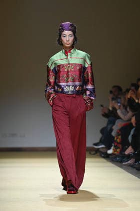 Milan, Milan Women s Fashion Week Fall Winter 2026 27 - Women s Fashion, Fall Winter 2026 27 - HUI fashion show - catwalk in the photo: model  Copyright: xSimonaxChiocciax xipa-agency.netx xFotosickix IPA_Agency_IPA72215784