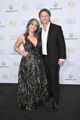 Nikki Boyer and Tommy Fields at the 37th Producers Guild Awards 2026 at the Fairmont Century Plaza Los Angeles Hotel, 28 02 2026 Foto:xD.xStarbuckx xFuturexImagex pga_6238