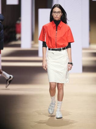 Milan, Milan Women s Fashion Week: Fall Winter 2026 27 - Women s Fashion, Fall Winter 2026 27 - FILA fashion show - catwalk in the photo: model  Copyright: xRiccardoxGiordanox xipa-agency.netx xRiccardoxGIordanox IPA_Agency_IPA72213989