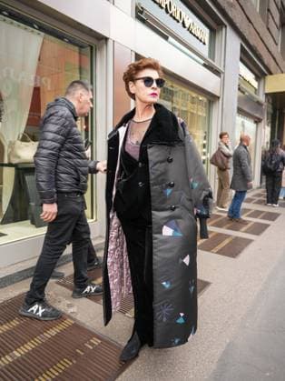 Milan, Milan Women s Fashion Week: Fall Winter 2026 27 - Women s Fashion, Fall Winter 2026 27 - Giorgio Armani fashion show - arrivals in the photo: Antonia Dell Atte  Copyright: xRiccardoxGiordanox xipa-agency.netx xRiccardoxGIordanox IPA_Agency_IPA72214289