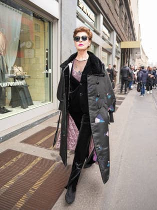 Milan, Milan Women s Fashion Week: Fall Winter 2026 27 - Women s Fashion, Fall Winter 2026 27 - Giorgio Armani fashion show - arrivals in the photo: Antonia Dell Atte  Copyright: xRiccardoxGiordanox xipa-agency.netx xRiccardoxGIordanox IPA_Agency_IPA72214299