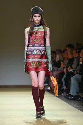 Milan, Milan Women s Fashion Week Fall Winter 2026 27 - Women s Fashion, Fall Winter 2026 27 - HUI fashion show - catwalk in the photo: model  Copyright: xSimonaxChiocciax xipa-agency.netx xFotosickix IPA_Agency_IPA72215768