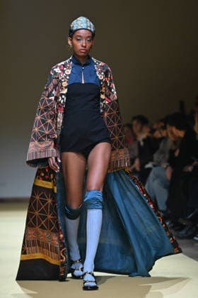 Milan, Milan Women s Fashion Week Fall Winter 2026 27 - Women s Fashion, Fall Winter 2026 27 - HUI fashion show - catwalk in the photo: model  Copyright: xSimonaxChiocciax xipa-agency.netx xFotosickix IPA_Agency_IPA72215856