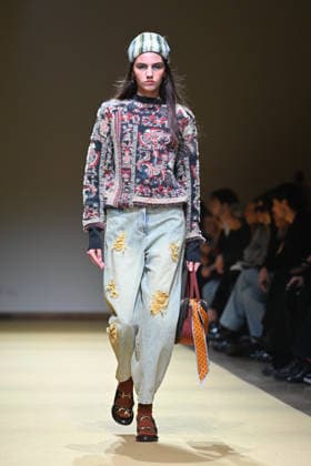 Milan, Milan Women s Fashion Week Fall Winter 2026 27 - Women s Fashion, Fall Winter 2026 27 - HUI fashion show - catwalk in the photo: model  Copyright: xSimonaxChiocciax xipa-agency.netx xFotosickix IPA_Agency_IPA72215862