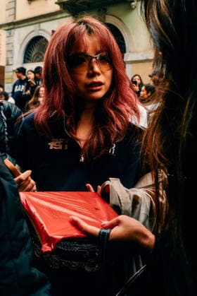 Milano Fashion Week - Women F W 26-27 Fila men and women fashion show F W 26-27 Street Style Milan, Italy Guest Milano Fashion Week - Women F W 26-27 Fila men and women fashion show F W 26-27 Street Style Milan, Italy 1st March 2026 SGPItalia id 134555_001 * Not Exclusive  Copyright: xx