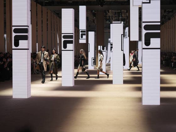 Milan, Milan Women s Fashion Week: Fall Winter 2026 27 - Women s Fashion, Fall Winter 2026 27 - FILA fashion show - catwalk in the photo: model  Copyright: xRiccardoxGiordanox xipa-agency.netx xRiccardoxGIordanox IPA_Agency_IPA72214127