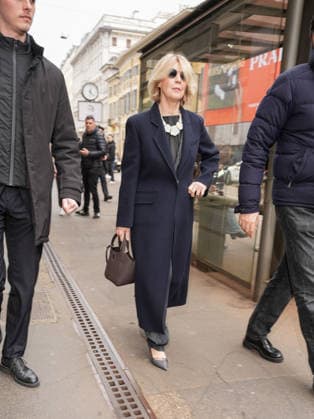 Milan, Milan Women s Fashion Week: Fall Winter 2026 27 - Women s Fashion, Fall Winter 2026 27 - Giorgio Armani fashion show - arrivals in the photo: Margherita Buy  Copyright: xRiccardoxGiordanox xipa-agency.netx xRiccardoxGIordanox IPA_Agency_IPA72214311