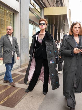 Milan, Milan Women s Fashion Week: Fall Winter 2026 27 - Women s Fashion, Fall Winter 2026 27 - Giorgio Armani fashion show - arrivals in the photo: Antonia Dell Atte  Copyright: xRiccardoxGiordanox xipa-agency.netx xRiccardoxGIordanox IPA_Agency_IPA72214268