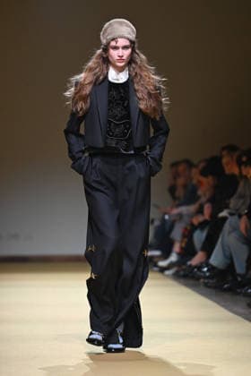 Milan, Milan Women s Fashion Week Fall Winter 2026 27 - Women s Fashion, Fall Winter 2026 27 - HUI fashion show - catwalk in the photo: model  Copyright: xSimonaxChiocciax xipa-agency.netx xFotosickix IPA_Agency_IPA72215887
