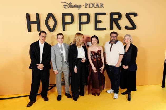 Hoppers UK Premiere at VUE West End in London, UK on 1 March 2026 Daniel Chong, Dave Franco, Amanda Holden, Piper Curda, Bobby Moynihan and Nicole Paradis Grindle attend the Hoppers UK Premiere at VUE West End in London, UK on 1 March 2026, Credit:Manuela Langotsch Avalon United Kingdom, London, VUE West End  Copyright: xManuelaxLangotschx xAvalonx 1079319900