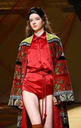 Milan, Italy UHI Milano Fashion Week fall winter 2026 2027 In the photo: HUI shows the fashion show  Copyright: xNickxZonnax xipa-agency.netx xNickxZonnax IPA_Agency_IPA72222991