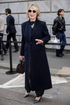 ARMANI - Guest arrivals - Milan Fashion Week - Womenswear Fall Winter 2026 2027 MILAN, ITALY - FEBRUARY 28: Margherita Buy arrives to Armani fashion show during the Milan Womenswear Fall Winter 2026 2027 Fashion Week on March1st, 2026 in Milan, Italy. Photo by Marco Piovanotto Abacapress.com  Copyright: xPiovanottoxMarco ABACAx