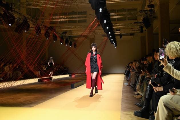 Milan, Italy UHI Milano Fashion Week fall winter 2026 2027 In the photo: HUI shows the fashion show  Copyright: xNickxZonnax xipa-agency.netx xNickxZonnax IPA_Agency_IPA72223116