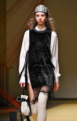 Milan, Italy UHI Milano Fashion Week fall winter 2026 2027 In the photo: HUI shows the fashion show  Copyright: xNickxZonnax xipa-agency.netx xNickxZonnax IPA_Agency_IPA72223135