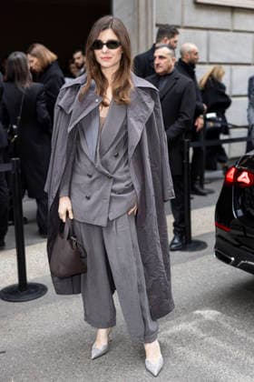 ARMANI - Guest arrivals - Milan Fashion Week - Womenswear Fall Winter 2026 2027 MILAN, ITALY - FEBRUARY 28: Vittoria Puccini arrives to Armani fashion show during the Milan Womenswear Fall Winter 2026 2027 Fashion Week on March1st, 2026 in Milan, Italy. Photo by Marco Piovanotto Abacapress.com  Copyright: xPiovanottoxMarco ABACAx