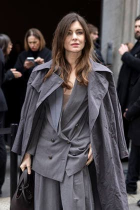 ARMANI - Guest arrivals - Milan Fashion Week - Womenswear Fall Winter 2026 2027 MILAN, ITALY - FEBRUARY 28: Vittoria Puccini arrives to Armani fashion show during the Milan Womenswear Fall Winter 2026 2027 Fashion Week on March1st, 2026 in Milan, Italy. Photo by Marco Piovanotto Abacapress.com  Copyright: xPiovanottoxMarco ABACAx