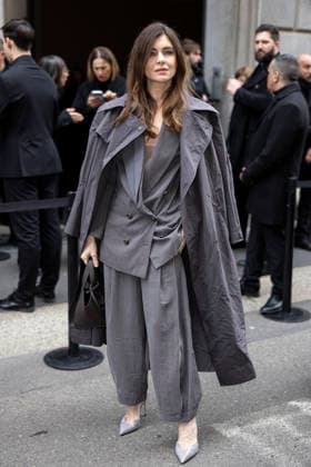 ARMANI - Guest arrivals - Milan Fashion Week - Womenswear Fall Winter 2026 2027 MILAN, ITALY - FEBRUARY 28: Vittoria Puccini arrives to Armani fashion show during the Milan Womenswear Fall Winter 2026 2027 Fashion Week on March1st, 2026 in Milan, Italy. Photo by Marco Piovanotto Abacapress.com  Copyright: xPiovanottoxMarco ABACAx
