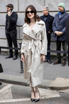 ARMANI - Guest arrivals - Milan Fashion Week - Womenswear Fall Winter 2026 2027 MILAN, ITALY - FEBRUARY 28: Pilar Fogliati arrives to Armani fashion show during the Milan Womenswear Fall Winter 2026 2027 Fashion Week on March1st, 2026 in Milan, Italy. Photo by Marco Piovanotto Abacapress.com  Copyright: xPiovanottoxMarco ABACAx