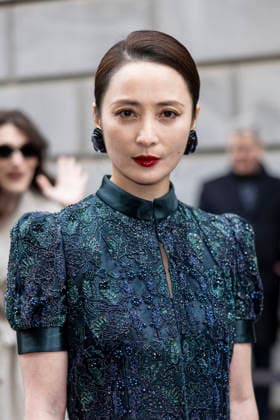 ARMANI - Guest arrivals - Milan Fashion Week - Womenswear Fall Winter 2026 2027 MILAN, ITALY - FEBRUARY 28: Jiang Qinqin arrives to Armani fashion show during the Milan Womenswear Fall Winter 2026 2027 Fashion Week on March1st, 2026 in Milan, Italy. Photo by Marco Piovanotto Abacapress.com  Copyright: xPiovanottoxMarco ABACAx
