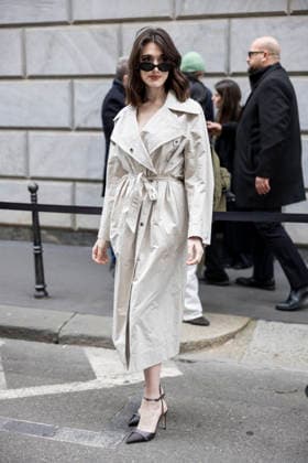 ARMANI - Guest arrivals - Milan Fashion Week - Womenswear Fall Winter 2026 2027 MILAN, ITALY - FEBRUARY 28: Pilar Fogliati arrives to Armani fashion show during the Milan Womenswear Fall Winter 2026 2027 Fashion Week on March1st, 2026 in Milan, Italy. Photo by Marco Piovanotto Abacapress.com  Copyright: xPiovanottoxMarco ABACAx