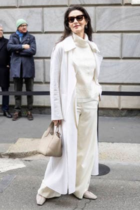 ARMANI - Guest arrivals - Milan Fashion Week - Womenswear Fall Winter 2026 2027 MILAN, ITALY - FEBRUARY 28: Maria Fernanda Candido arrives to Armani fashion show during the Milan Womenswear Fall Winter 2026 2027 Fashion Week on March1st, 2026 in Milan, Italy. Photo by Marco Piovanotto Abacapress.com  Copyright: xPiovanottoxMarco ABACAx