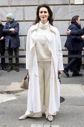ARMANI - Guest arrivals - Milan Fashion Week - Womenswear Fall Winter 2026 2027 MILAN, ITALY - FEBRUARY 28: Maria Fernanda Candido arrives to Armani fashion show during the Milan Womenswear Fall Winter 2026 2027 Fashion Week on March1st, 2026 in Milan, Italy. Photo by Marco Piovanotto Abacapress.com  Copyright: xPiovanottoxMarco ABACAx