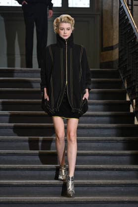 Milan, Milan Women s Fashion Week Fall Winter 2026 27 - Women s Fashion, Fall Winter 2026 27 - Francesca Liberatore fashion show - catwalk in the photo: model  Copyright: xSimonaxChiocciax xipa-agency.netx xFotosickix IPA_Agency_IPA72227459