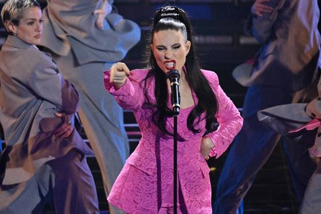 IPP photo felice de martino sanremo 01 03 2026 episode of the broadcast Sunday IN in the photo ditonellapiaga