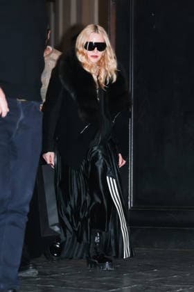 Milan, Celebrity sightings during Milan Fashion Week Womenswear Fall Winter 2026 2027 - Women s Fashion, Fall Winter 2026 2027. Pictured: Madonna (American singer-songwriter and actress) arrives at the presentation of Ann Demeulemeester s new boutique on Via Monte Napoleone.  Copyright: xAlessandroxBremecx xipa-agency.netx xx IPA_Agency_IPA72228168