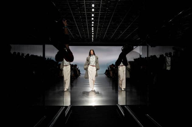 Milano Fashion Week - Women F W 26-27 Giorgio Armani fashion show Vibes Milan, Italy Milano Fashion Week - Women F W 26-27 Giorgio Armani fashion show Vibes Milan, Italy 1st March 2026 SGPItalia id 134512_001 * Not Exclusive  Copyright: xx