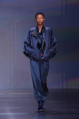 Milano Fashion Week - Women F W 26-27 Giorgio Armani fashion show Catwalk Milan, Italy Aitiola Akinola Milano Fashion Week - Women F W 26-27 Giorgio Armani fashion show Catwalk Milan, Italy 1st March 2026 SGPItalia id 134512_003 * Not Exclusive  Copyright: xLorenzoxBaroncelli SGPx
