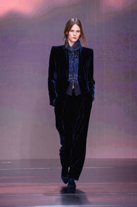 Milano Fashion Week - Women F W 26-27 Giorgio Armani fashion show Catwalk Milan, Italy Coline Leclere Milano Fashion Week - Women F W 26-27 Giorgio Armani fashion show Catwalk Milan, Italy 1st March 2026 SGPItalia id 134512_003 * Not Exclusive  Copyright: xLorenzoxBaroncelli SGPx